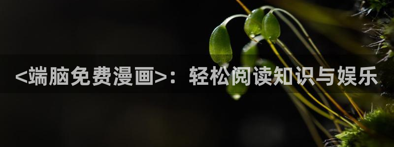 漫蛙2漫画免费下载app：<端脑免费漫画>：轻松阅读知识与娱乐